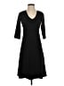 Eddie Bauer Solid Black Casual Dress Size XS - photo 1
