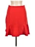 JOA Solid Red Casual Skirt Size M - photo 2