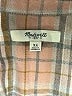 Madewell Plaid Brown Long Sleeve Button-Down Shirt Size XS - photo 7