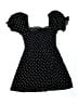 Mi ami 100% Rayon Polka Dots Black Dress Size 12 - photo 2