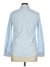 H&M Stripes Blue Long Sleeve Button-Down Shirt Size 14 - photo 2