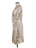 DKNYC 100% Polyester Metallic Silver Gold Cocktail Dress One size - photo 5