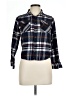 RSQ Plaid Blue Long Sleeve Button-Down Shirt Size L - photo 1