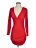 Unbranded Solid Red Cocktail Dress Size S - photo 1