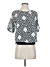 Meadow Rue 100% Polyester Multi Color Silver Short Sleeve Blouse Size XS - photo 1