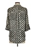 MICHAEL Michael Kors 100% Polyester Houndstooth Black 3/4 Sleeve Blouse Size S - photo 2
