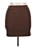 Open Edit Solid Brown Casual Skirt Size XL - photo 1