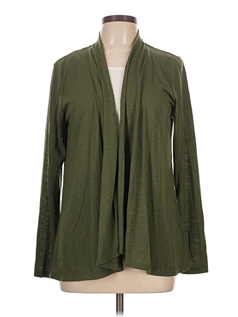 Pre-owned White Stag Kimono In Green