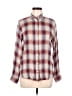 Hartford Plaid Burgundy Long Sleeve Button-Down Shirt Size 6 (1) - photo 1