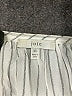 Joie 100% Viscose Stripes Ivory Short Sleeve Blouse Size XS - photo 7