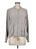 Socialite 100% Lyocell Gray Track Jacket Size M - photo 1