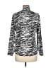 Fringe Silver Long Sleeve Turtleneck Size M - photo 2