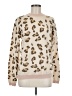 Orange Creek Animal Print Tan Pullover Sweater Size M - photo 1