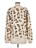 Orange Creek Animal Print Tan Pullover Sweater Size M - photo 2