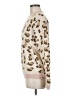 Orange Creek Animal Print Tan Pullover Sweater Size M - photo 5