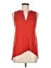 Dina Be Red Sleeveless Blouse Size M - photo 1