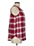 Lucky Brand Plaid Red Burgundy Sleeveless Button-Down Shirt Size M - photo 4