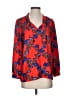 J.Crew Collection 100% Polyester Red 3/4 Sleeve Blouse Size S - photo 1