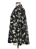 Monsoon 100% Polyester Floral Black Long Sleeve Blouse Size XL - photo 5