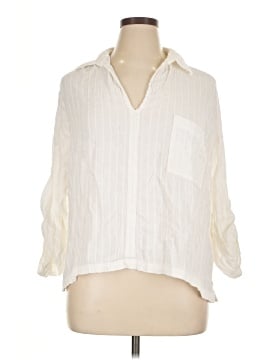 Max Studio 3/4 Sleeve Button Down Shirt