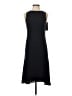 Halston Heritage 100% Polyester Solid Black Cocktail Dress Size 2 - photo 1