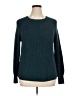 Jessica Simpson Solid Teal Pullover Sweater Size XL - photo 1