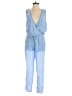 french corner 100% Polyester Color Block Blue Jumpsuit Size S - photo 1
