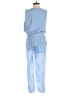 french corner 100% Polyester Color Block Blue Jumpsuit Size S - photo 2