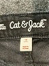 Cat & Jack Solid Black Jeans Size 12 - photo 3