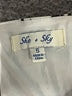 She + Sky Graphic Silver Casual Dress Size S - photo 7