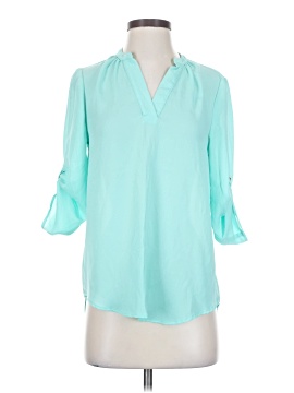 Three Pink Hearts 3/4 Sleeve Blouse