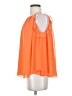 Kaari Blue 100% Polyester Orange Sleeveless Blouse Size S - photo 5