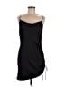 Topshop 100% Polyester Solid Black Cocktail Dress Size 6 - photo 1