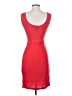 Mango 100% Viscose Solid Red Cocktail Dress Size 4 - photo 2