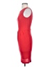 Mango 100% Viscose Solid Red Cocktail Dress Size 4 - photo 5