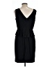 Donna Morgan Solid Black Cocktail Dress Size 12 - photo 2