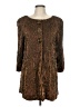 Carmen Marc Valvo Brown Kimono Size 8 - photo 1