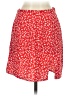 Shein 100% Polyester Print Red Casual Skirt Size 4 - photo 1