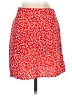 Shein 100% Polyester Print Red Casual Skirt Size 4 - photo 2