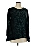 Nally & Millie Animal Print Teal Pullover Sweater Size M - photo 1