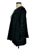 Nally & Millie Animal Print Teal Pullover Sweater Size M - photo 5