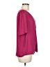 Ann Taylor LOFT 100% Polyester Pink Short Sleeve Blouse Size M - photo 4
