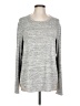 Aqua Gray Long Sleeve Top Size L - photo 1