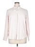 Elizabeth & Clarke 100% Polyester Solid Pink Ivory Long Sleeve Blouse Size 14 - photo 1