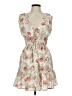 Lulus 100% Polyester Tropical Ivory White Cocktail Dress Size M - photo 1