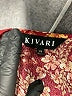 Kivari 100% Rayon Paisley Burgundy Red Jumpsuit Size XS - photo 4