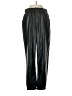 LOGO by Lori Goldstein 100% Polyester Metallic Black Track Pants Size 4 - photo 1