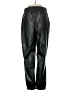LOGO by Lori Goldstein 100% Polyester Metallic Black Track Pants Size 4 - photo 2