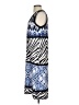 Chico's Graphic Blue Casual Dress Size S - photo 5
