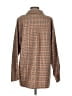 Princess Polly Houndstooth Brown Long Sleeve Blouse Size 4 - photo 2